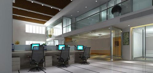 昆山2018复式办公室装修设计效果图 极速快装模式